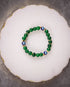 Megha - Green Bead & Blue Evil Eye Women's Energy Bracelet - Atman Urja