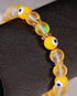 Radiant Flouroscent Yellow Evil Eye Women's Energy Bracelet - Atman Urja