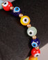 Multicoloured Evil Eye Women's Energy Bracelet - Atman Urja