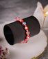 Vibrant Flouroscent Red Evil Eye Women's Energy Bracelet - Atman Urja