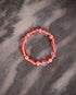 Vibrant Flouroscent Red Evil Eye Women's Energy Bracelet - Atman Urja