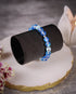 Ashima - Serene Flouroscent Blue Evil Eye Women's Energy Bracelet - Atman Urja