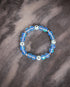 Ashima - Serene Flouroscent Blue Evil Eye Women's Energy Bracelet - Atman Urja