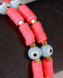 Neon Pink and Blue Evil Eye Women's Energy Bracelet - Atman Urja