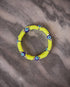 Myra - Neon Green and Blue Evil Eye Women's Energy Bracelet - Atman Urja