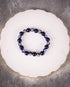 Black Bead & Navy Blue Multi Evil Eye Men's Energy Bracelet - Atman Urja