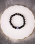 Black Bead & Navy - Blue Evil Eye Men's Energy Bracelet - Atman Urja