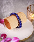 Navy Blue Bead Evil Eye Men's Energy Bracelet - Atman Urja