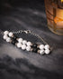 Dadichi - Stress Relief. White Howlite and Black Beads Energy Bracelet - Atman Urja